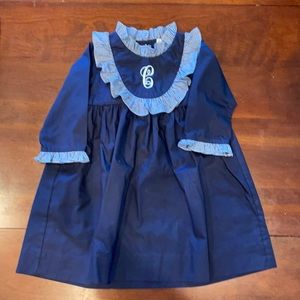 Monogrammed “C” girls dress by Classic Whimsy